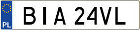 Truck License Plate